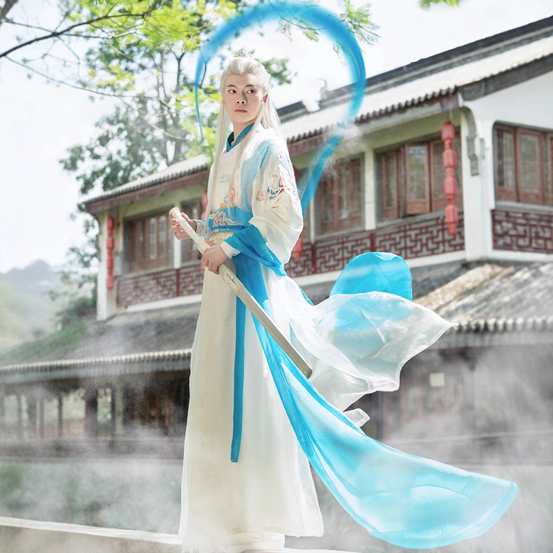 Authentic Original Han Dynasty Men's Clothing, Chinese Traditional Clothing, Ancient Costumes, Men's and Women's Fairy and Dark Night Robes