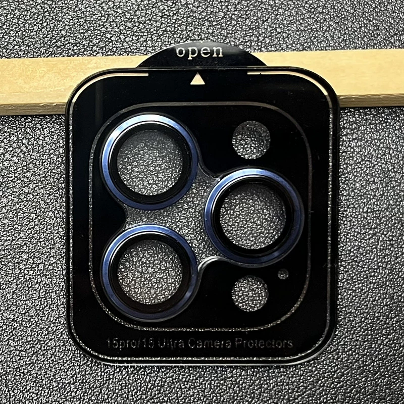 Camera Lens Protector (Apple) iPhone 17 / 17 Pro Max Compatible, Metal Ring, Geolocation Function