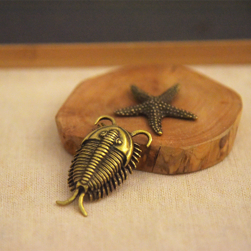 Cross-Border Insect Metal Model Animal Creative Trilobite Starfish Figurine Ornament Tea Pet Wholesale Export Tea Tray