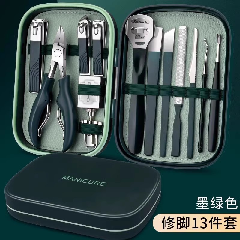 Fábrica venta directa de pinzas de manicura pegatina herramientas de manicura tijeras de uñas set de manicura