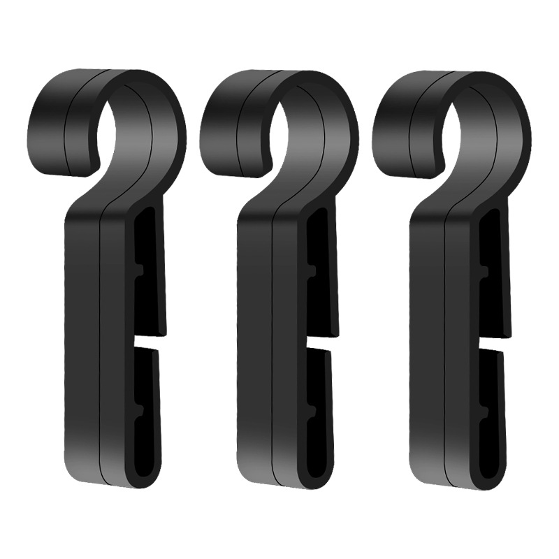 In stock helmet headlamp buckle fixed anti-slip buckle plastic hook buckle headlamp with hook factory wholesale