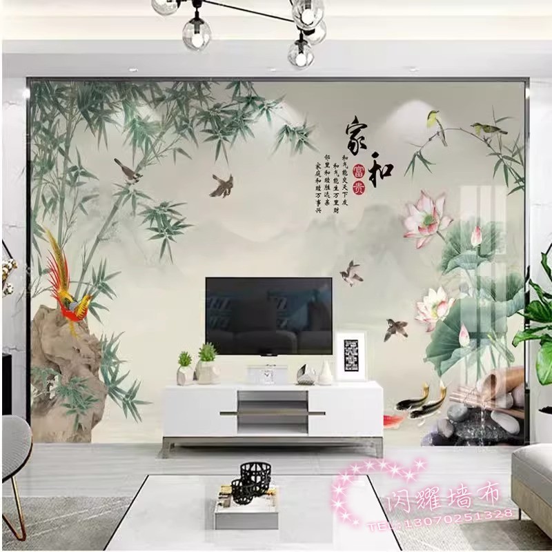轻奢风潮牌麻将馆主题背景墙布网红服装店墙纸奢侈品棋牌装饰壁纸|undefined