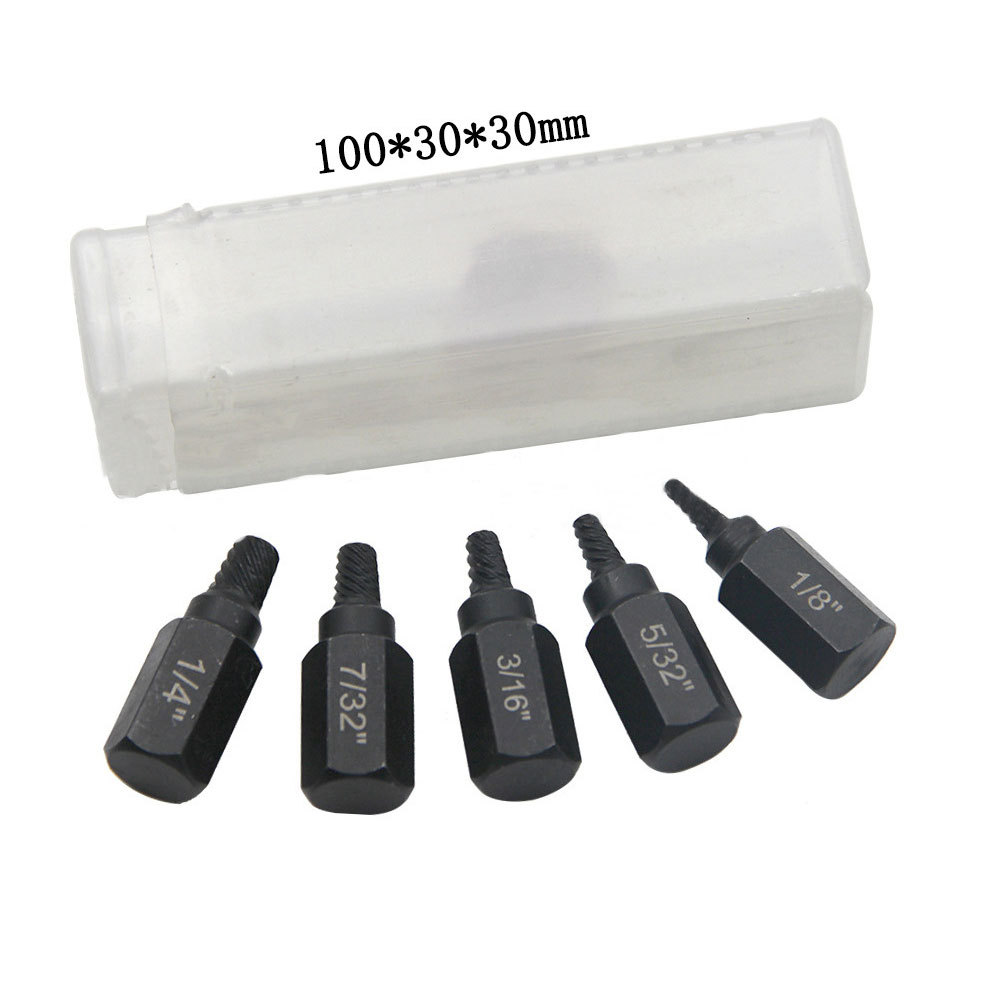 5pc 검정색 솔리드 1/8"-1/4" 플라스틱 튜브 [142g]