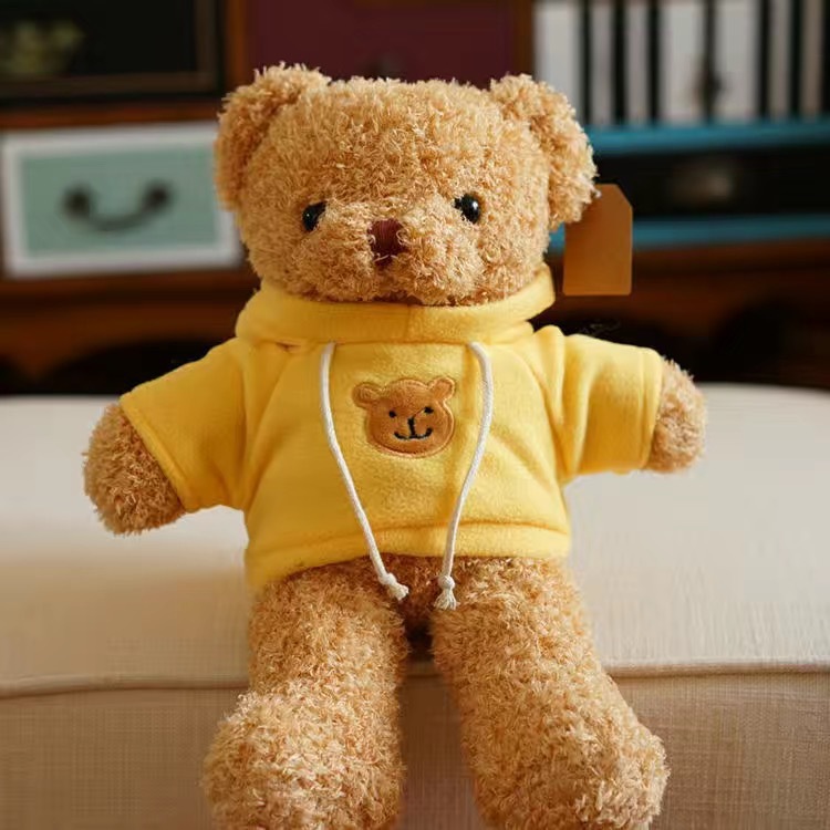 Oso de peluche vestido Oso de peluche muñeca Oso de trapo abrazo Panda juguetes de peluche regalos fabricantes al por mayor