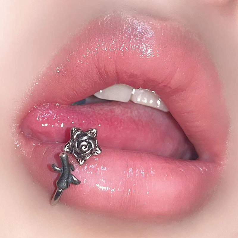 Rose Lip Ring Image 2