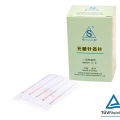 漢方医鍼灸針使い捨て銅柄針チューブなし包装カード針acupuncture needle