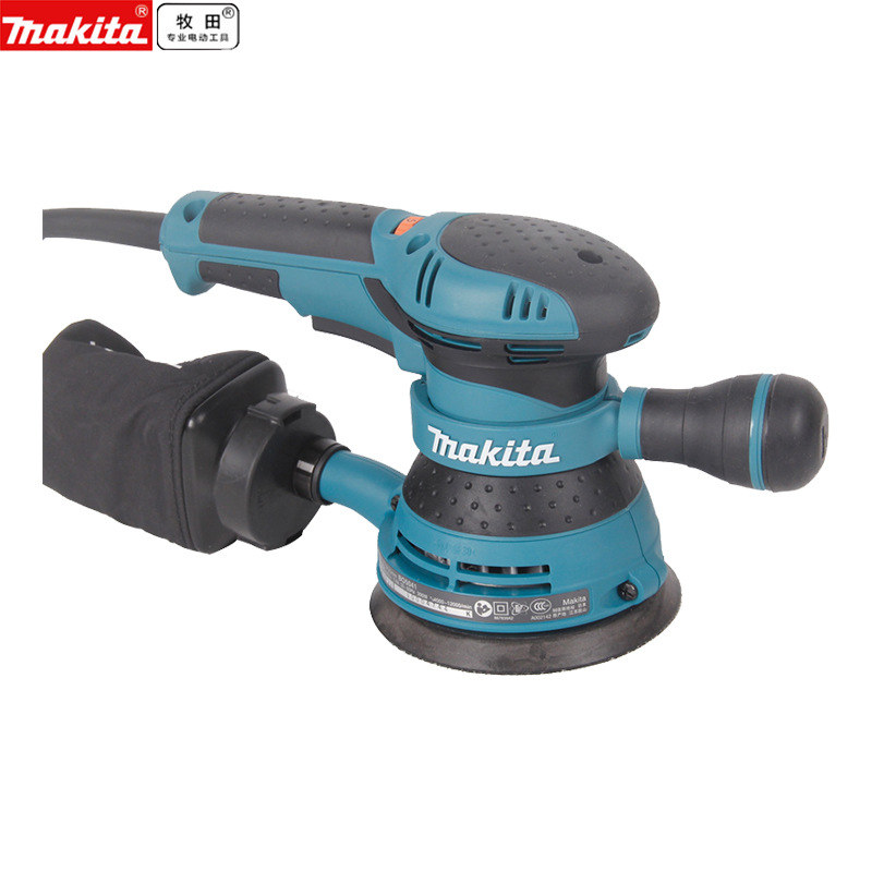 Máquina lijadora de velocidad de riel de disco Makita Makita Disco para carpintería Máquina pulidora y pulidora Herramientas eléctricas BO5