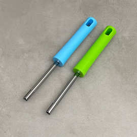 不锈钢水果取芯器塑料PP手柄可挂式红枣去核器厨房实用小工具