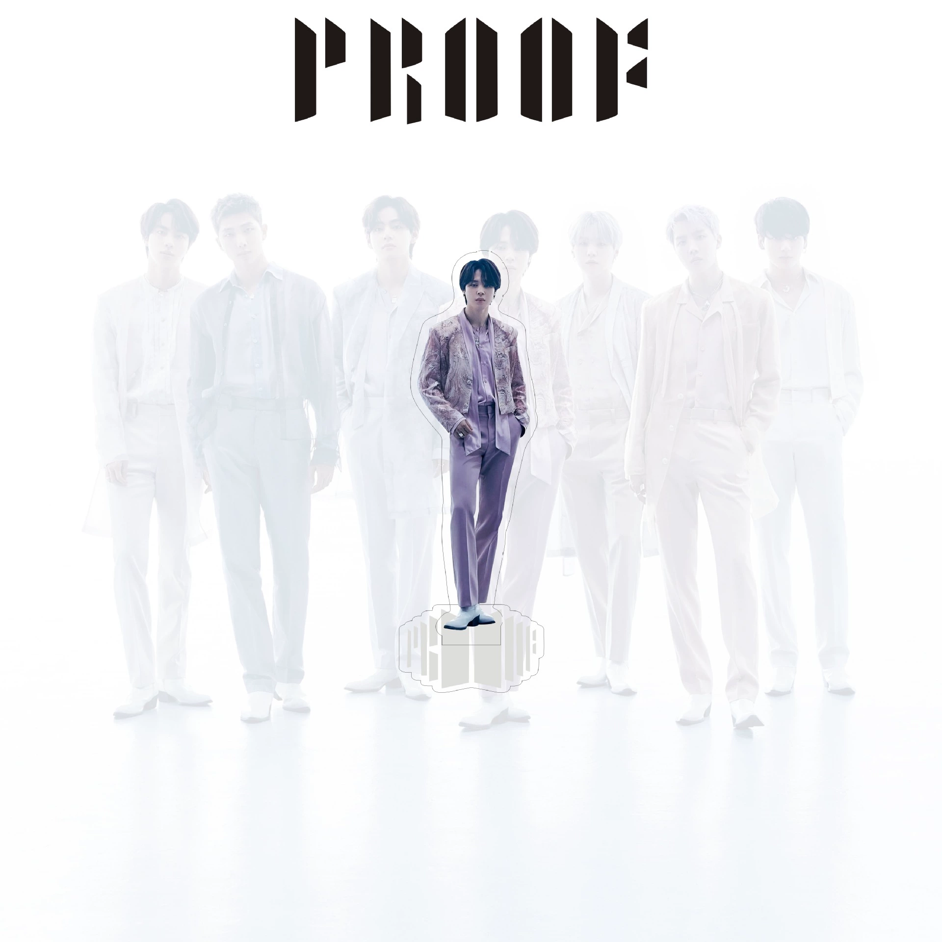 Новый альбом BT Star Youth Group Proof стоит на столе, карточка, новая человекоподобная настольная установка звезда вокруг звезды