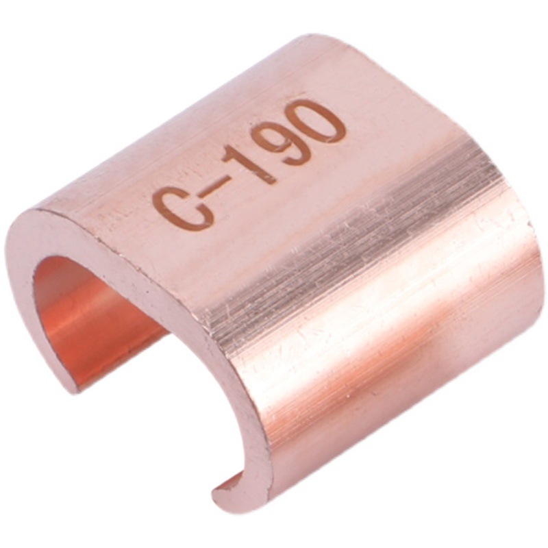CCT copper wire clip, copper card connector, copper cable branch clip, wire splicing clip, railway C-type wire clip
