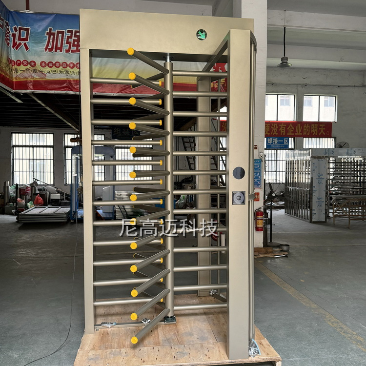 尼高迈生产烤漆全高转闸工厂学校单位出入口三翼120度防尾随滚栅