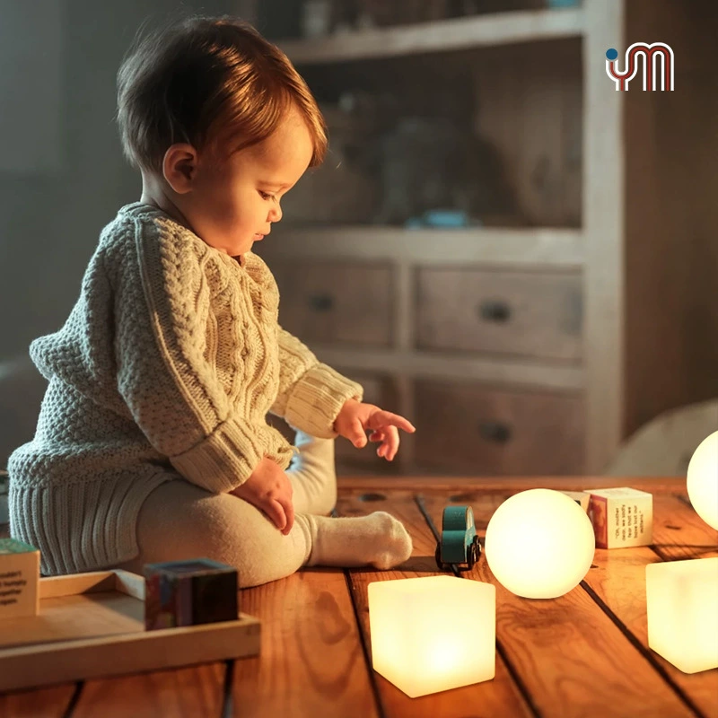 LED ночник, квадратная лампа, светильники для спальни, прямые продажи с завода
