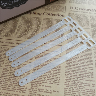 Factory Direct wholesale luggage tag pe strap solid safety plastic strap fixed plastic strap sufficient supply