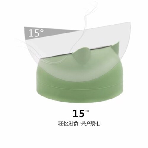 Internet celebrity stainless steel cat bowl and dog bowl double bowl to protect cervical vertebrae cat bowl slant mouth pet food bowl cat supplies