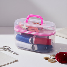 家用便携式针线盒套装家用型针线包缝补工具百宝箱 地摊货源