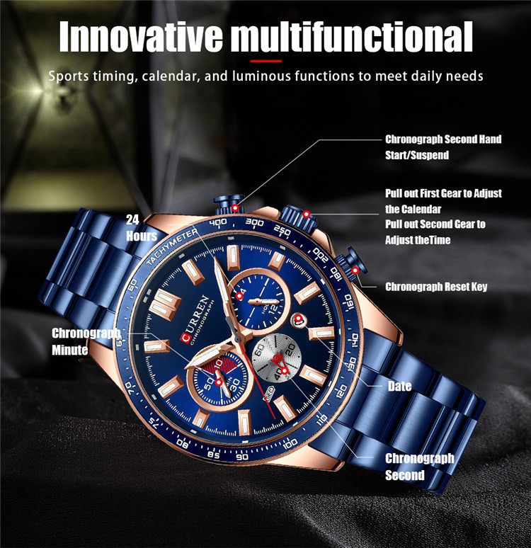 Chronograph watch for men