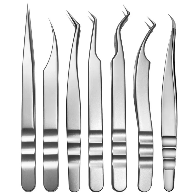 Chinese-style heat-treated eyelashes, curling eyelashes, beauty eyelash tweezers, individual false eyelashes, high-precision eyelash technician