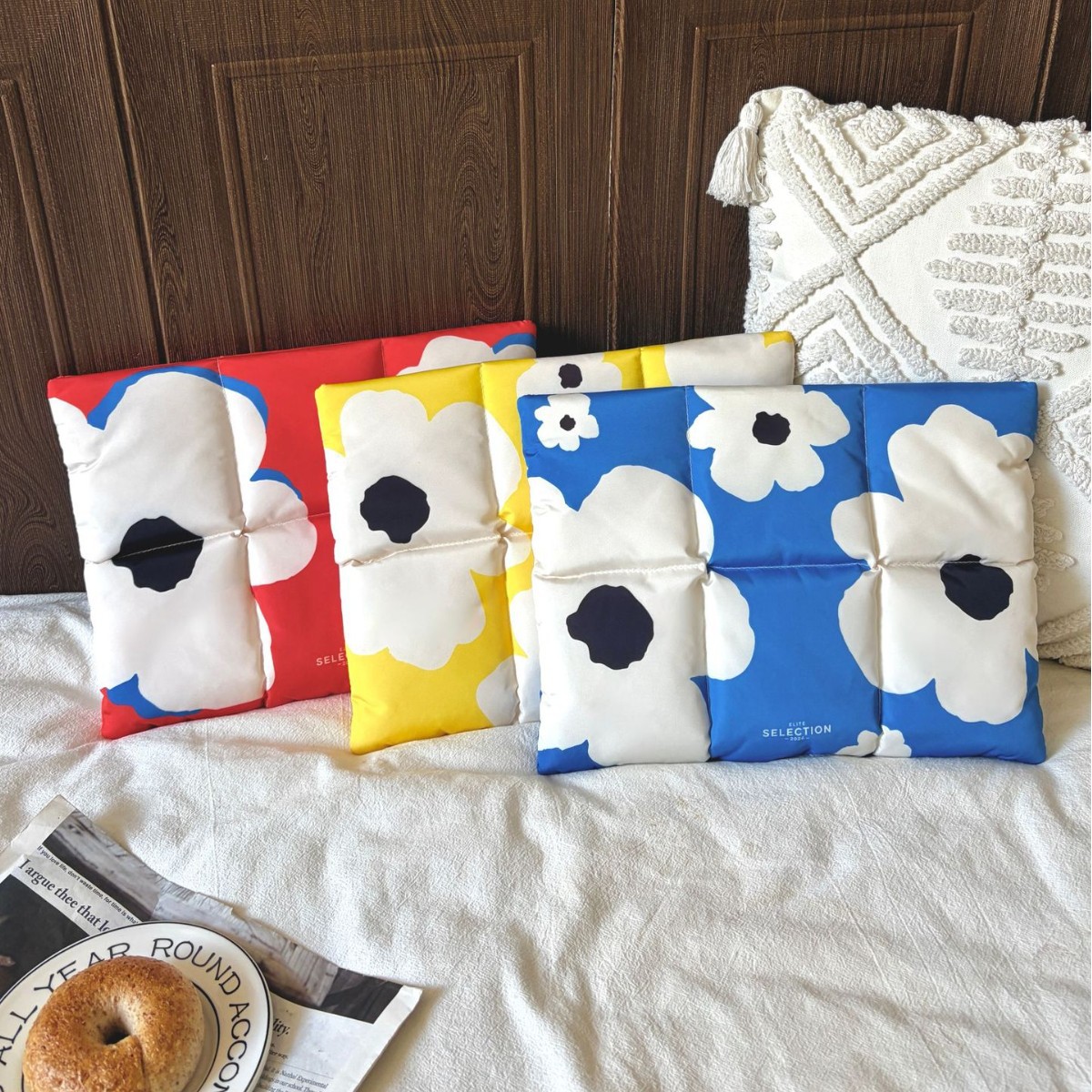 Korean INS printed magnetic puff laptop bag suitable for Apple 13.6inch Huawei Xiaomi laptops for women