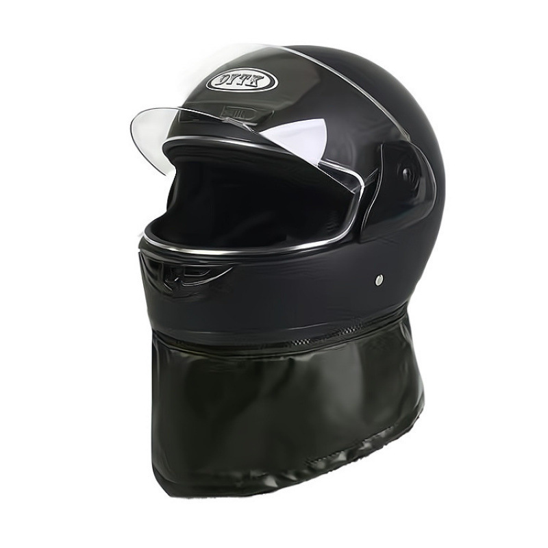 Casco de coche eléctrico masculino casco de coche de batería mujer otoño invierno casco completo calentamiento medio casco masculino todo el sentido