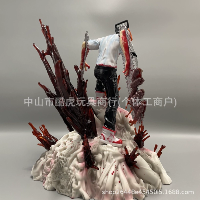 Статуэтка-сториборд «Chainsaw Man» Электрический демон-охотник Бочита, коробочная фигурка, ручная статуэтка, аниме-модель