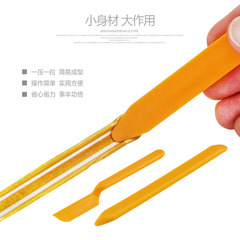 Plastic corner trim for grouting, grouting tool for plastic corner trim, tile grouting tool, metal pressing strip