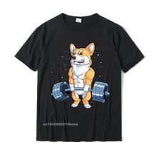 Corgi Weightlifting Funny Deadlift Men Fitness Gym Workout P