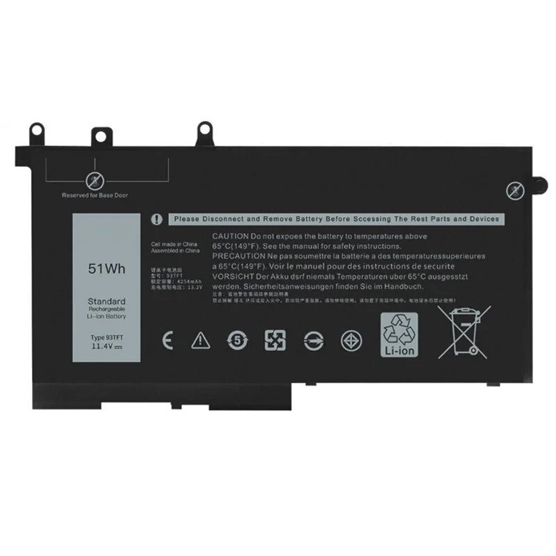 For DELL Latitude 5495 5491 5591 3520 3530 93FTF Laptop Battery