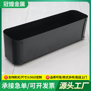 Outdoor Wrought Iron Galvanized Plate Flower Box, Outdoor Planting Box, Municipal Road Display Flower Bed, Commercial Street Partition Flower Box