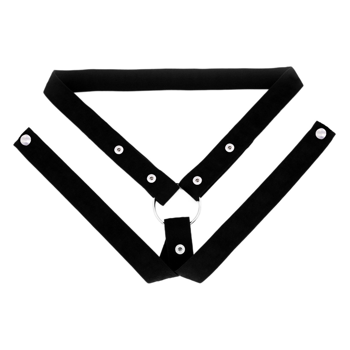 Bloqueo de castidad de los hombres cinturón auxiliar de tres vías de ancho de fijación Bloqueo de castidad bloqueo CB cinturón elástico anillo elástico grande