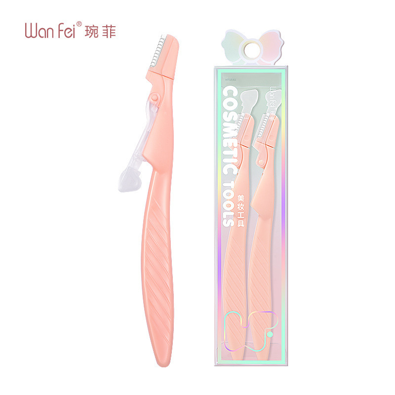 Wanfei Micro-Macro Eyebrow Trimmer, Eyebrow Razor, Eyebrow Shaving Tool, Eyebrow Shaping Tool, Short Blade Set of 2 Wanfei Micro-Macro Eyebrow Trimmer, Eyebrow Razor, Eyebrow Shaving Tool, Eyebrow Shaping Tool, Short Blade Set of 2
