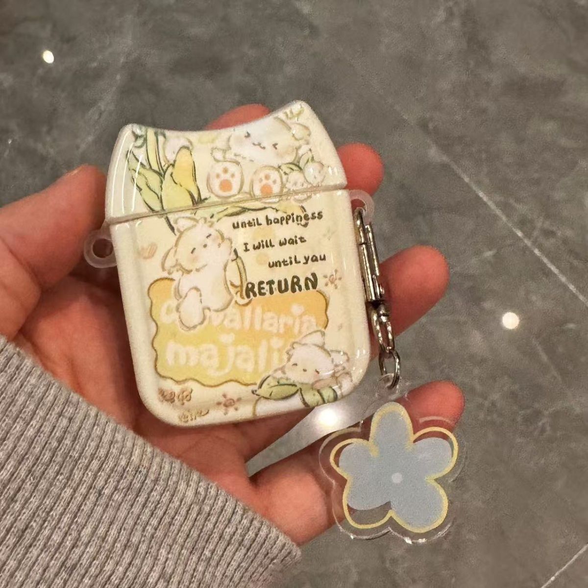 Orquídea de campana para gatos AirPod Pro2 3 cubierta Bluetooth Apple AirPods 4 cubierta de auriculares
