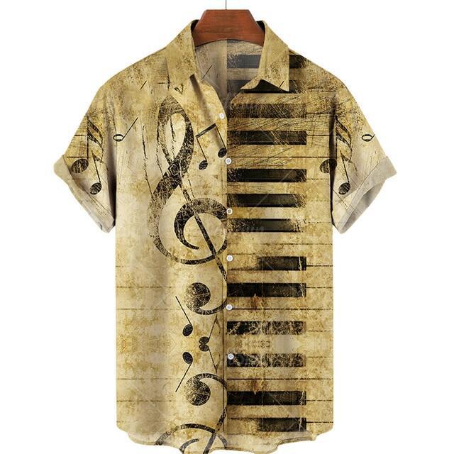 Men's Short-Sleeved Hawaiian Shirt