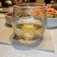 巴奴玻璃水杯高硼硅水壶火锅餐具网红创意透明客用蛋形