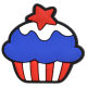 cross-border us independence day diy accessories flat decoration hair accessories shoes flower accessories cartoon pvc soft adhesive patch