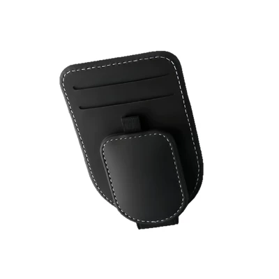 Car Glasses Clip/Bill Clip – Direct Sale Car-Mounted Pu Card