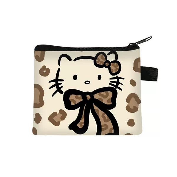 New Hello Kitty Coin Purse for Students and Children, Cute and Stylish Cartoon Design, Mini Card Holder