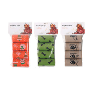 Amazon Cross-border New Degradable Pet Garbage Bag Dog Poop Bag Lemon Fragrance Poop Bag Dog Poop Bag