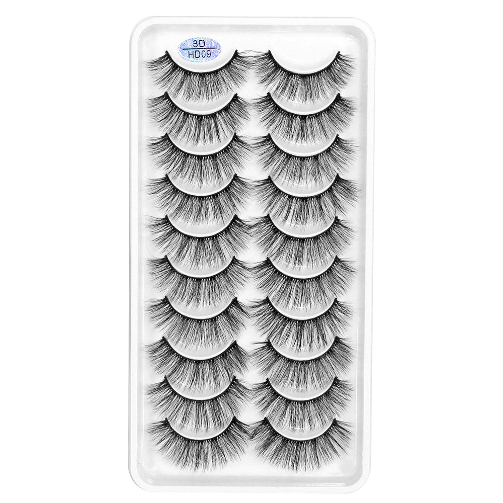 3D睫毛HD睫毛3D假睫毛厂家跨境直供eyelash 3D Lashes mink lashe