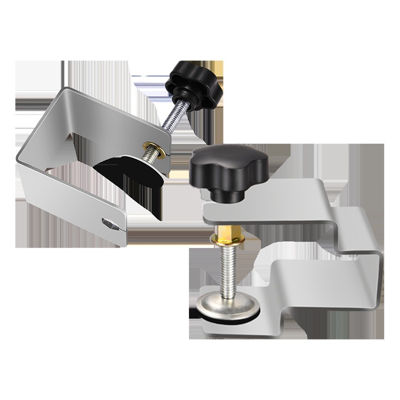 Tipo de cajón de superficie auxiliar de instalación titular de artefacto de carpintería clip en forma de g clip de cajón clip de fijación de acero inoxidable