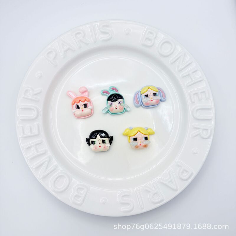 Best-selling cartoon crying baby head resin DIY cream glue phone case, shoe charms, shoe buckles, hair accessories, and water cup accessories Best-selling cartoon crying baby head resin DIY cream glue phone case, shoe charms, shoe buckles, hair accessories, and water cup accessories