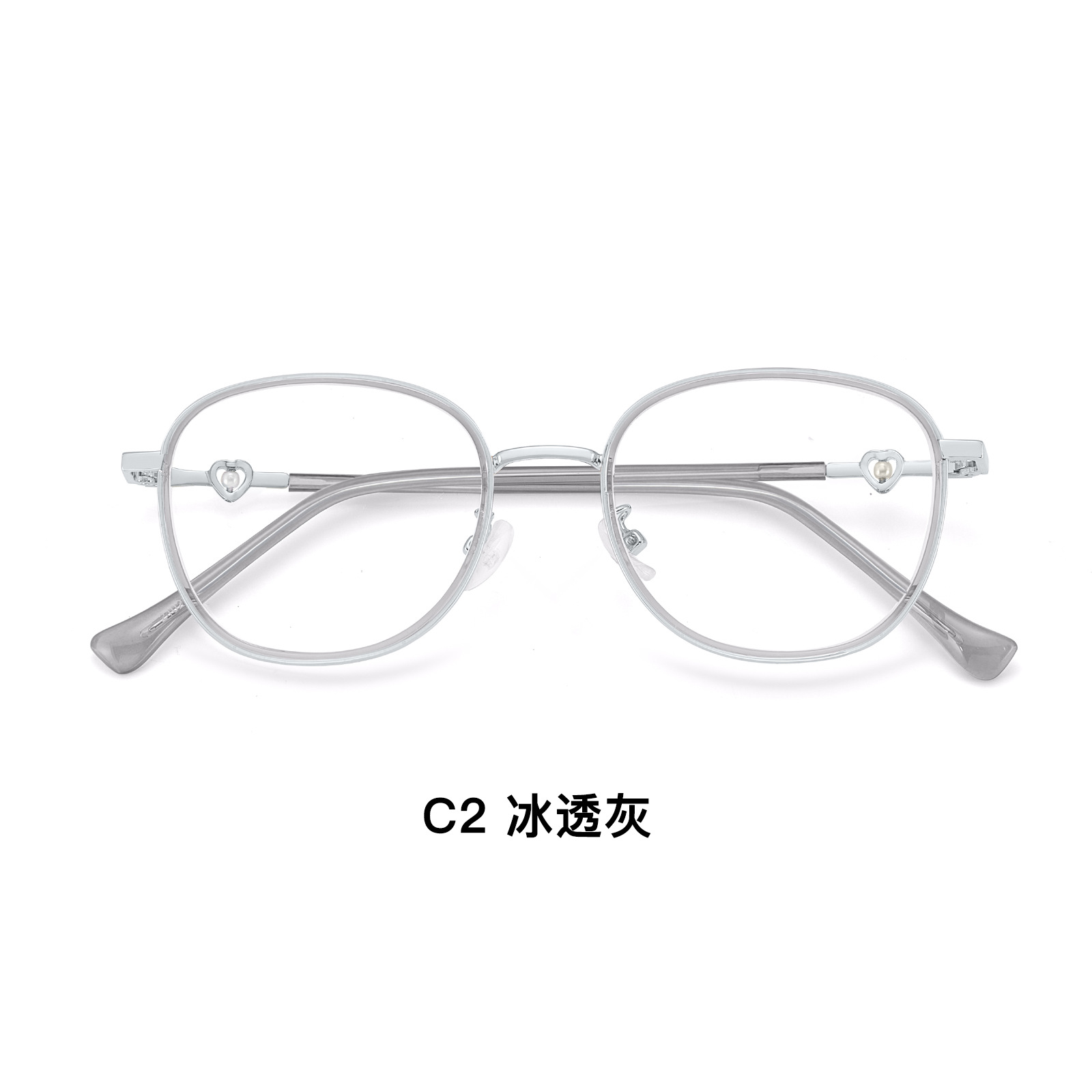 Chica amor TR oro colágeno protector de la cara azul red de gafas rojas marco de 3 mm ancho antideslizante anticaídas gafas al por mayor