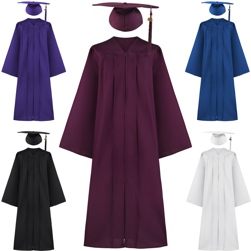Bachelor's clothing adult graduation cos dress European and American high school college degree Bachelor's clothing cosplay performance clothing