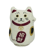 日式创意功能招财猫玩具小公仔迷你仿真可爱小动物摆件礼物