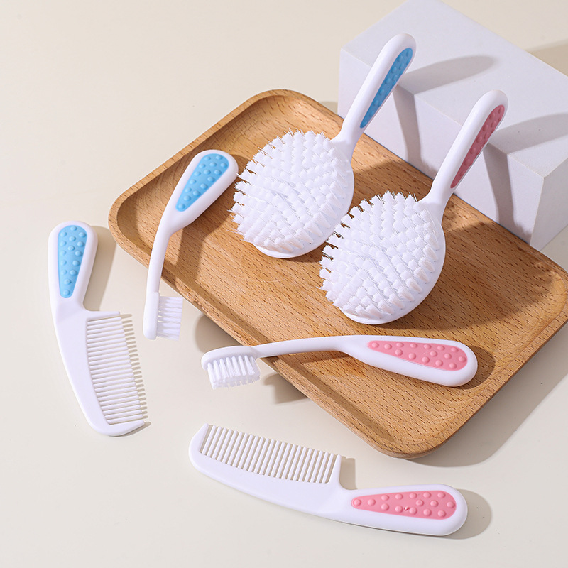 Set de Cepillos de Baño y Cepillo de Dientes Infantil PP Cerdas Suaves para Niños y Bebés image 3