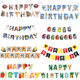 Game theme flag cartoon birthday party decoration flag Children's photo background layout hanging bar factory direct sales