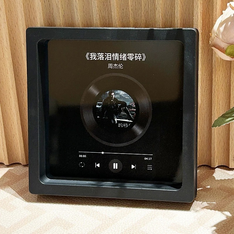 歌う音楽冷蔵庫マグネットフォトフレームビニールレコード、カップル、友人、親友向け|undefined