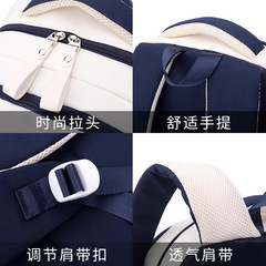 Natural Fish New Style Wheeled School Bag for Students in Grades 3-6, Large Capacity, Stair Climbing, European and American Cross-Border Best Selling