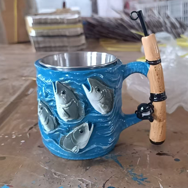 El nuevo Fishing Mug de Amazon está diseñado para los amantes de la pesca.