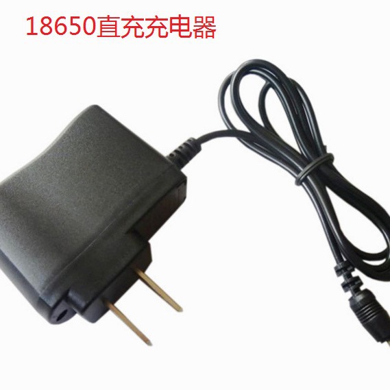 18650锂电池充电器 强光手电筒线式DC5..5头直充钓鱼灯专用充电器