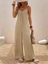 I 48781 Adjustable Strap Jumpsuit �ɵ��ڼ�������